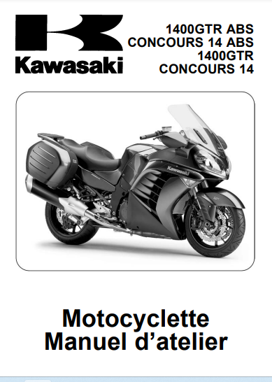 manuel d'atelier Kawasaki 1400 GTR 2012 Docautomoto