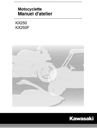 Manuel d'atelier Kawasaki KXF 250 2019 français Docautomoto
