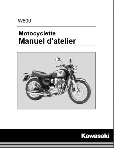 manuel d'atelier kawasaki W800 2015 français Docautomoto