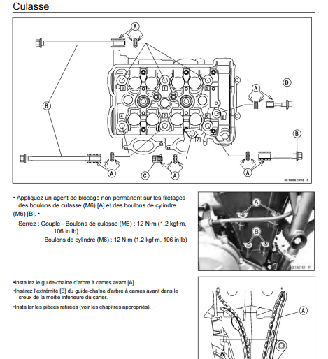 Manuel d'atelier Kawasaki Z650 2017 français Docautomoto