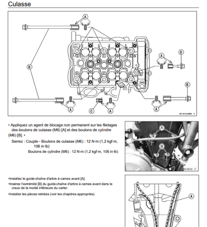 Manuel d'atelier Kawasaki Z650 2017 français Docautomoto