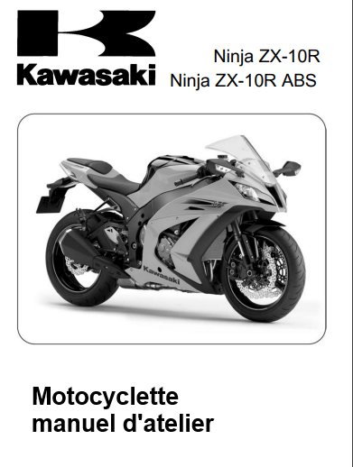 manuel d'atelier Kawasaki ZX10R 2013 français Docautomoto