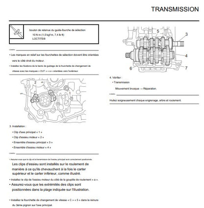 Manuel d'atelier Yamaha MT 25 2020 français Docautomoto