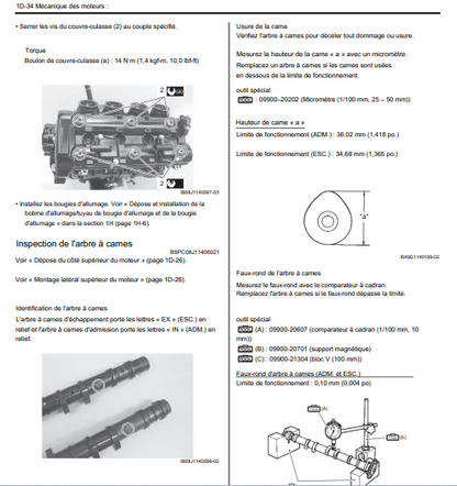 Manuel d'atelier Suzuki GSR 750 2012 pdf français { {{ Docautomoto }}