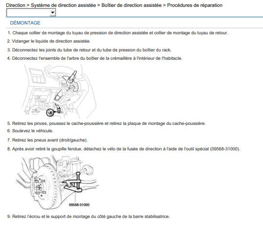 Manuel d'atelier Hyundai coupé Tiburon 2001 2008 français Docautomoto