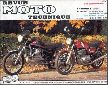 Manuels d'atelier Honda CX 500 650 dont Turbo et GL { {{ Docautomoto }}