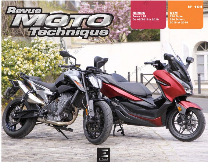 Manuel de réparation KTM 790 Duke 2018 Docautomoto