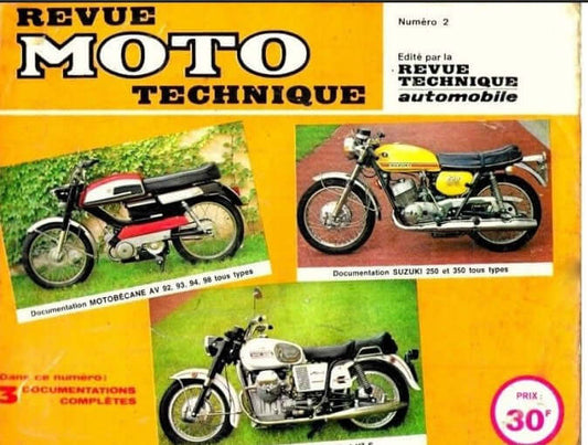 Manuel de réparation Suzuki T20 GT250 GT350 Docautomoto