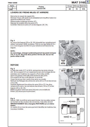 Manuels d'atelier Renault TRM 10000 { Docautomoto