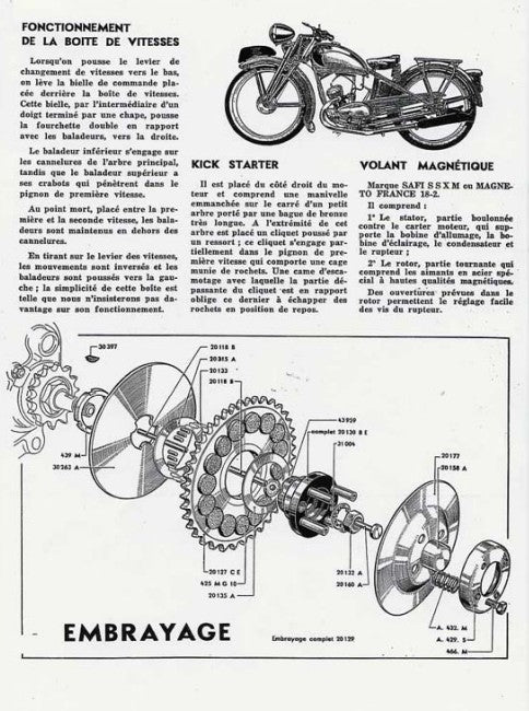 Revue technique  Monet Goyon 98 moteur Villiers