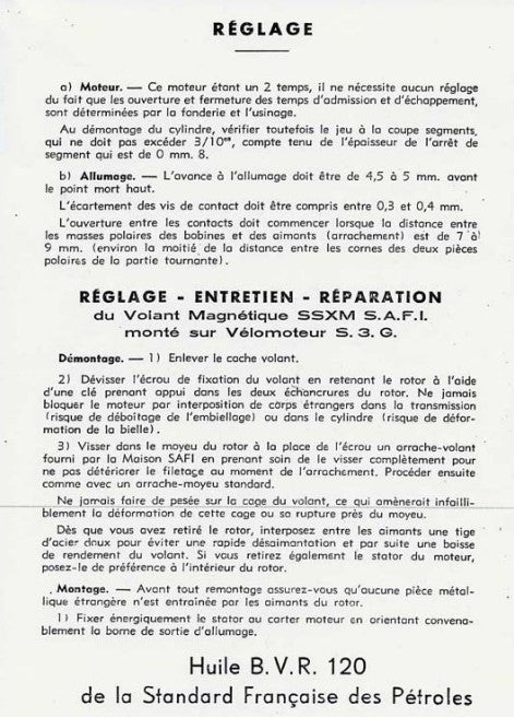 Revue technique  Monet Goyon 98 moteur Villiers