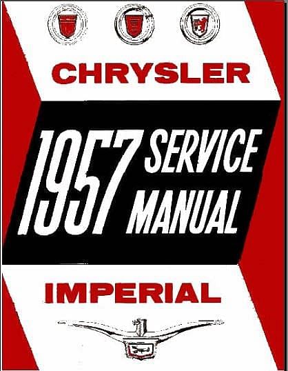 manuel d'atelier Chrysler 1957 + supplément 300C { AUTHENTIQU'ERE