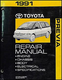 Manuel d'atelier Toyota Previa 1991 1997 AUTHENTIQU'ERE