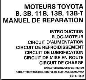Manuel d'atelier Toyota land cruiser série 60 AUTHENTIQU'ERE