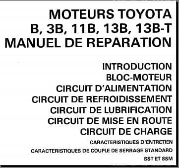 Manuel d'atelier Toyota Land cruiser série 40 AUTHENTIQU'ERE
