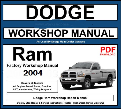 manuel d'atelier Dodge Ram Pick up 2004 { AUTHENTIQU'ERE