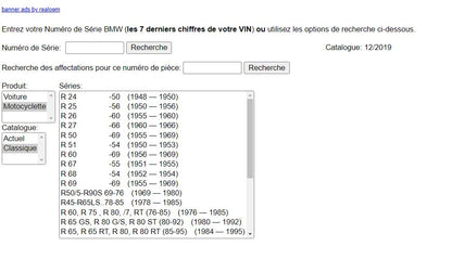 Catalogue de pîèces BMW 1948 2020 { {{ Docautomoto }}
