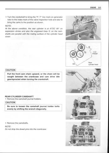 Manuels d'atelier Suzuki SV DL1000 S { {{ Docautomoto }}