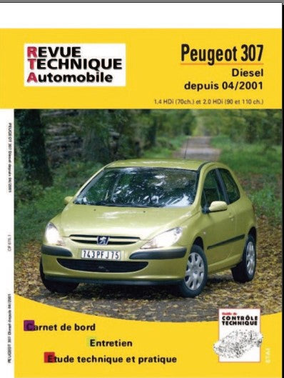 Revue technique Peugeot 307 Diesel { Docautomoto