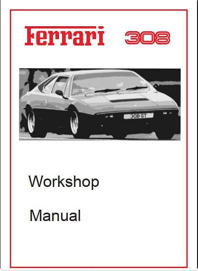 manuels d'atelier Ferrari Dino 308 GT4 { AUTHENTIQU'ERE