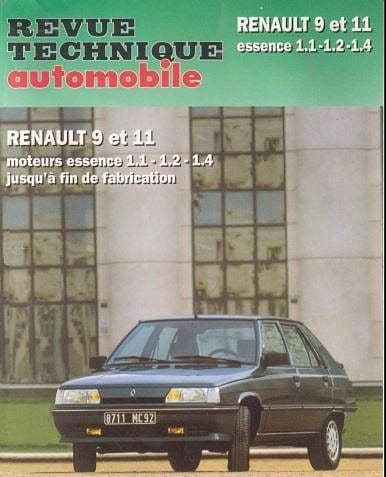 Revue technique Renault 9 et 11 moteur Cléon { {{ Docautomoto }}