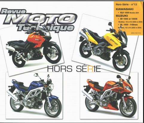 Manuels d'atelier Suzuki SV DL1000 S { {{ Docautomoto }}