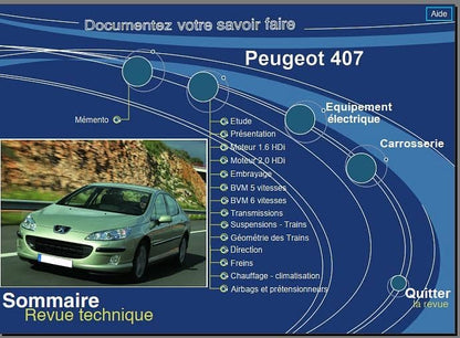 manuel de réparation Peugeot 407 { {{ Docautomoto }}