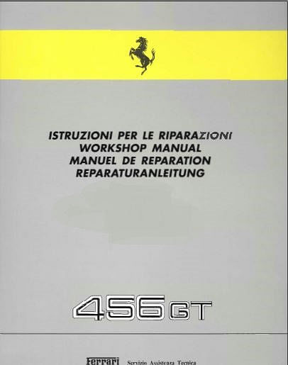 manuel d'atelier Ferrari 456 GT { AUTHENTIQU'ERE
