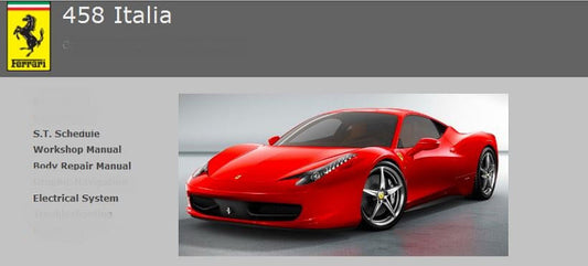 manuel d'atelier Ferrari 458 Italia { AUTHENTIQU'ERE