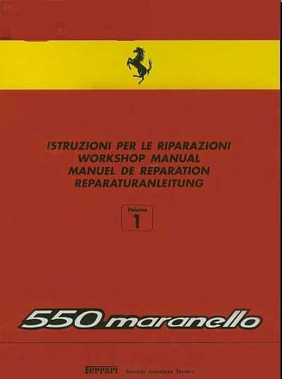 manuel d'atelier Ferrari 550 Maranello { AUTHENTIQU'ERE
