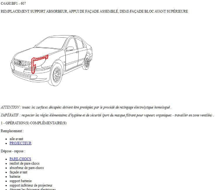 manuel d'atelier Peugeot 607 { AUTHENTIQU'ERE
