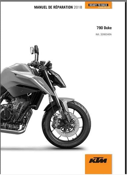 Manuel d'atelier KTM 790 Duke 2018 { {{ Docautomoto }}
