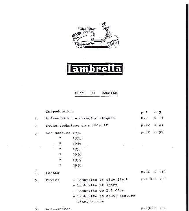 Manuel d'atelier lambretta LD et LI { {{ Docautomoto }}