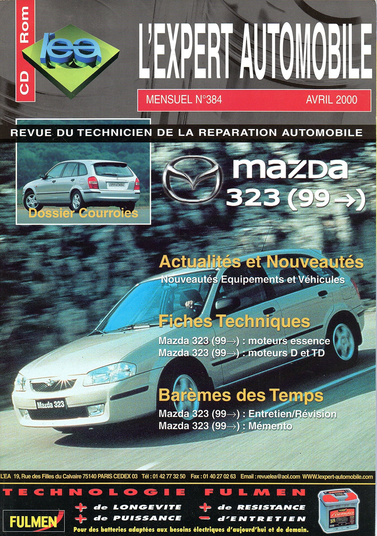 Manuel de réparation Mazda 323 F 1998 { Docautomoto
