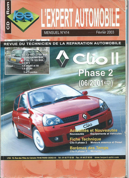 manuel de réparation Renaut Clio 2 ph2 AUTHENTIQU'ERE