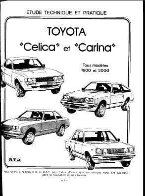 Revue technique Toyota celica { AUTHENTIQU'ERE