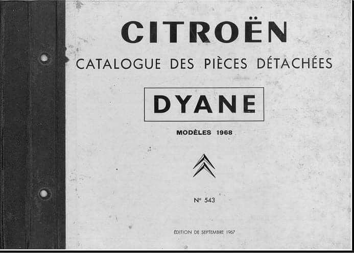 Manuels d'atelier et de réparation Citroën Dyane { {{ Docautomoto }}