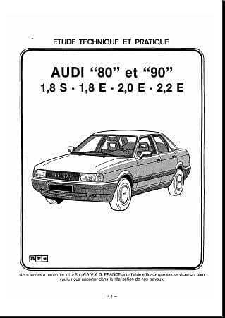 Revue technique Audi 80 90 AUTHENTIQU'ERE