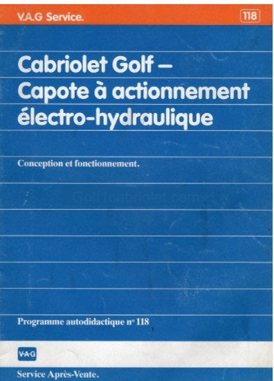 Manuels d'atelier Volkswagen Golf GTI et 16s AUTHENTIQU'ERE