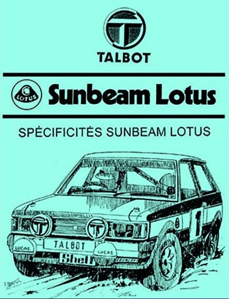 Manuel d'atelier Simca Talbot Sunbeam et Lotus { AUTHENTIQU'ERE