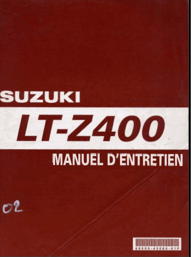 manuel d'atelier Quad Suzuki LTZ 400 2003 2005 { Docautomoto