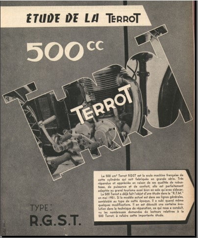 Manuels d'atelier réparation Terrot 500 RGST { Docautomoto