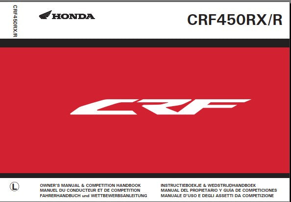 manuel d'atelier Honda CRF 450 RX 2020 Docautomoto