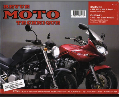 Manuel de réparation Suzuki 600 Bandit 2000 { {{ Docautomoto }}