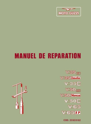 Manuels d'atelier Moto Guzzi V35 V50 V65 { {{ Docautomoto }}