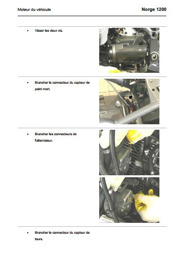 Manuel d'atelier Moto Guzzi 1200 Norge { {{ Docautomoto }}