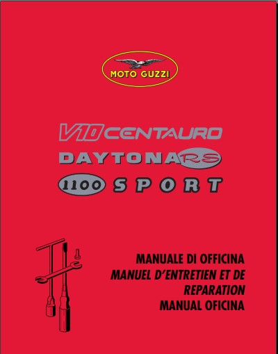Manuel d'atelier Moto Guzzi 1000 Centauro Daytona RS 1100 Sport { Docautomoto