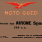 Manuels de réparation Moto Guzzi 250 Airone { Docautomoto
