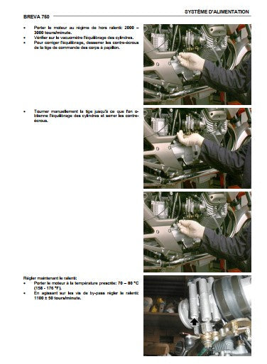 manuel de réparation Moto Guzzi 750 Breva 2003 { {{ Docautomoto }}