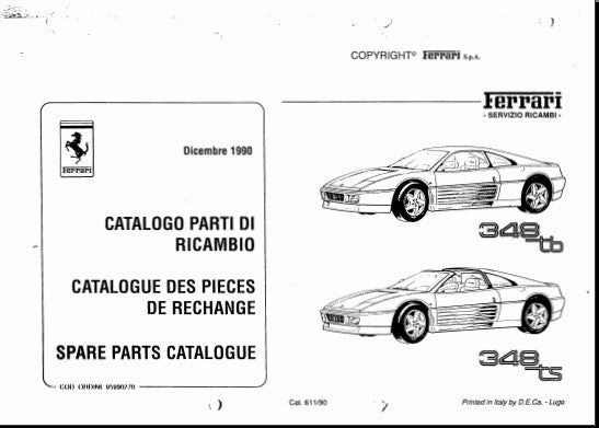 manuel d'atelier Ferrari 348 { AUTHENTIQU'ERE